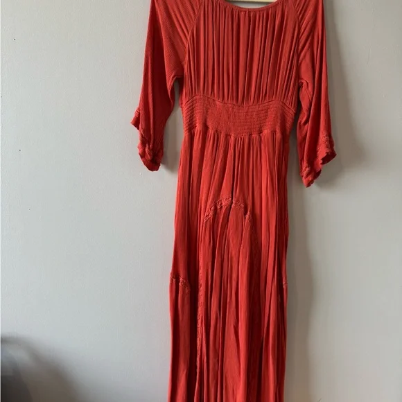 FREE PEOPLE - Dixie Maxi Dress in Ginger - Picture 5 of 6
